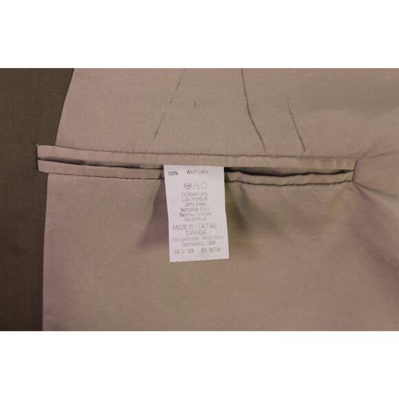 Ralph Lauren Olive Brown 2-Btn Wool Blazer Jacket 44L - Picture 8 of 9